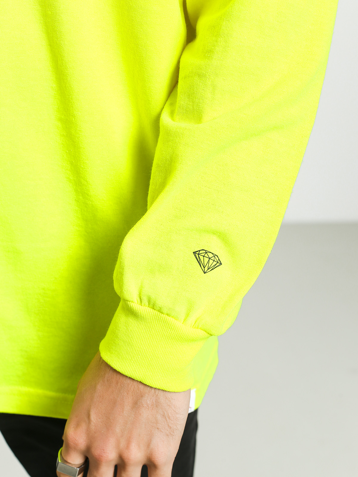 Longsleeve Diamond Supply Co. Burial Ground (safety green)