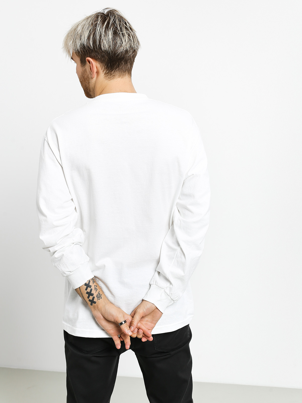 Longsleeve Diamond Supply Co. Greed (white)