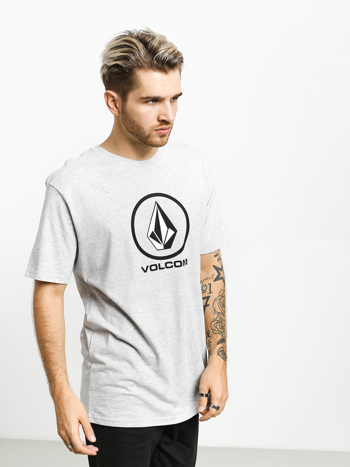 T-shirt Volcom Crisp Stone Bsc (heather grey)
