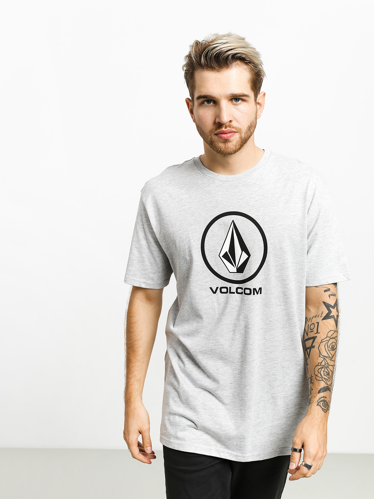 T-shirt Volcom Crisp Stone Bsc (heather grey)