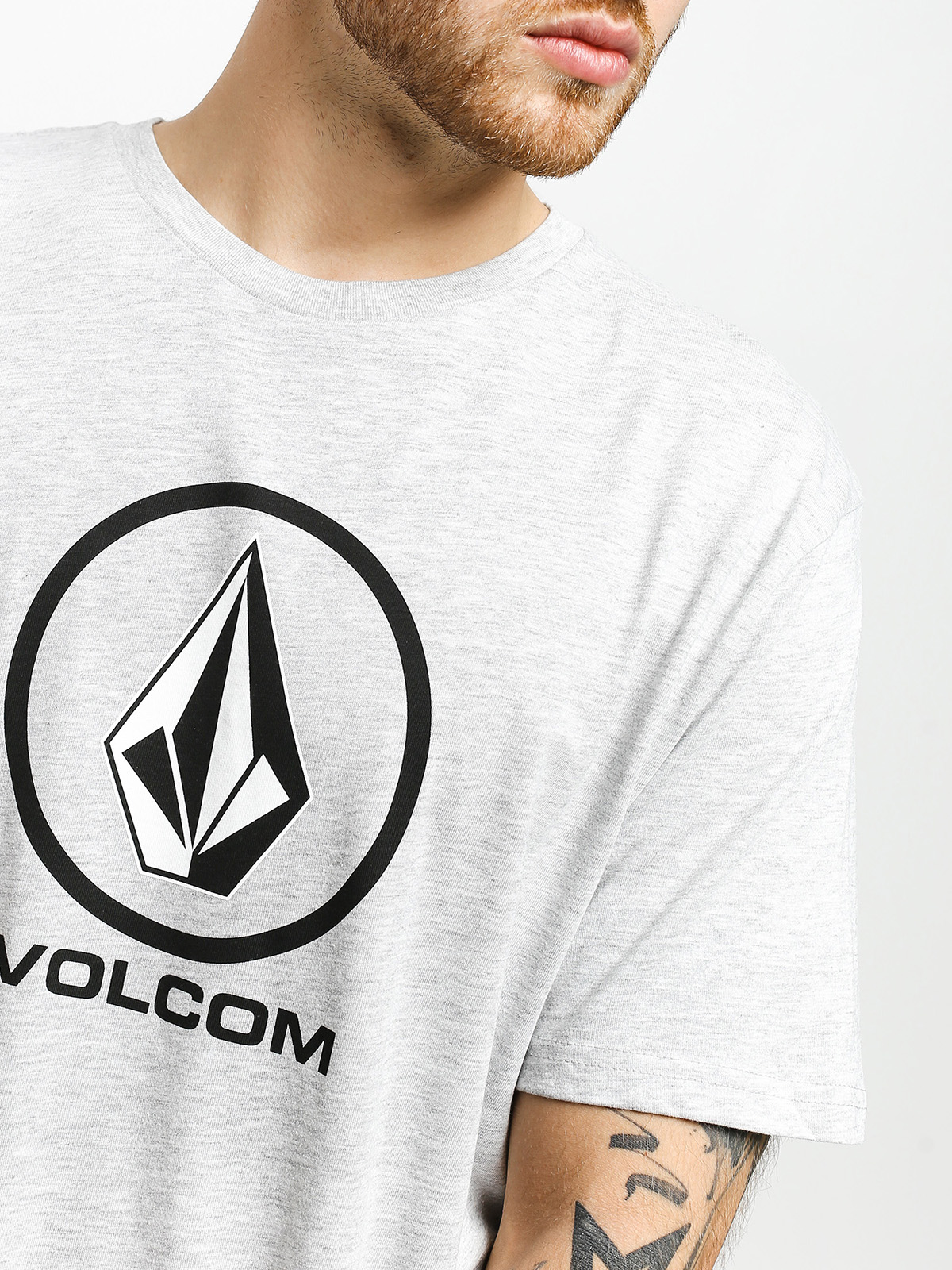 T-shirt Volcom Crisp Stone Bsc (heather grey)