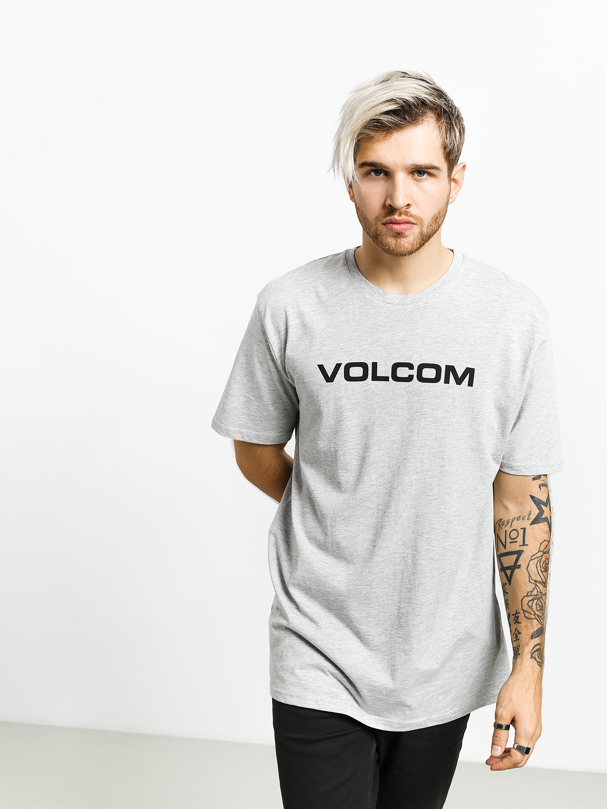 T-shirt Volcom Crisp Euro Bsc (heather grey)