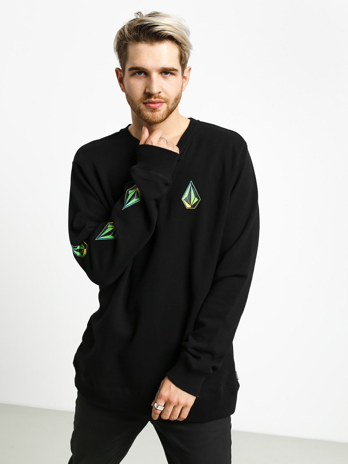 Bluza Volcom Deadly Stone Crew (black)
