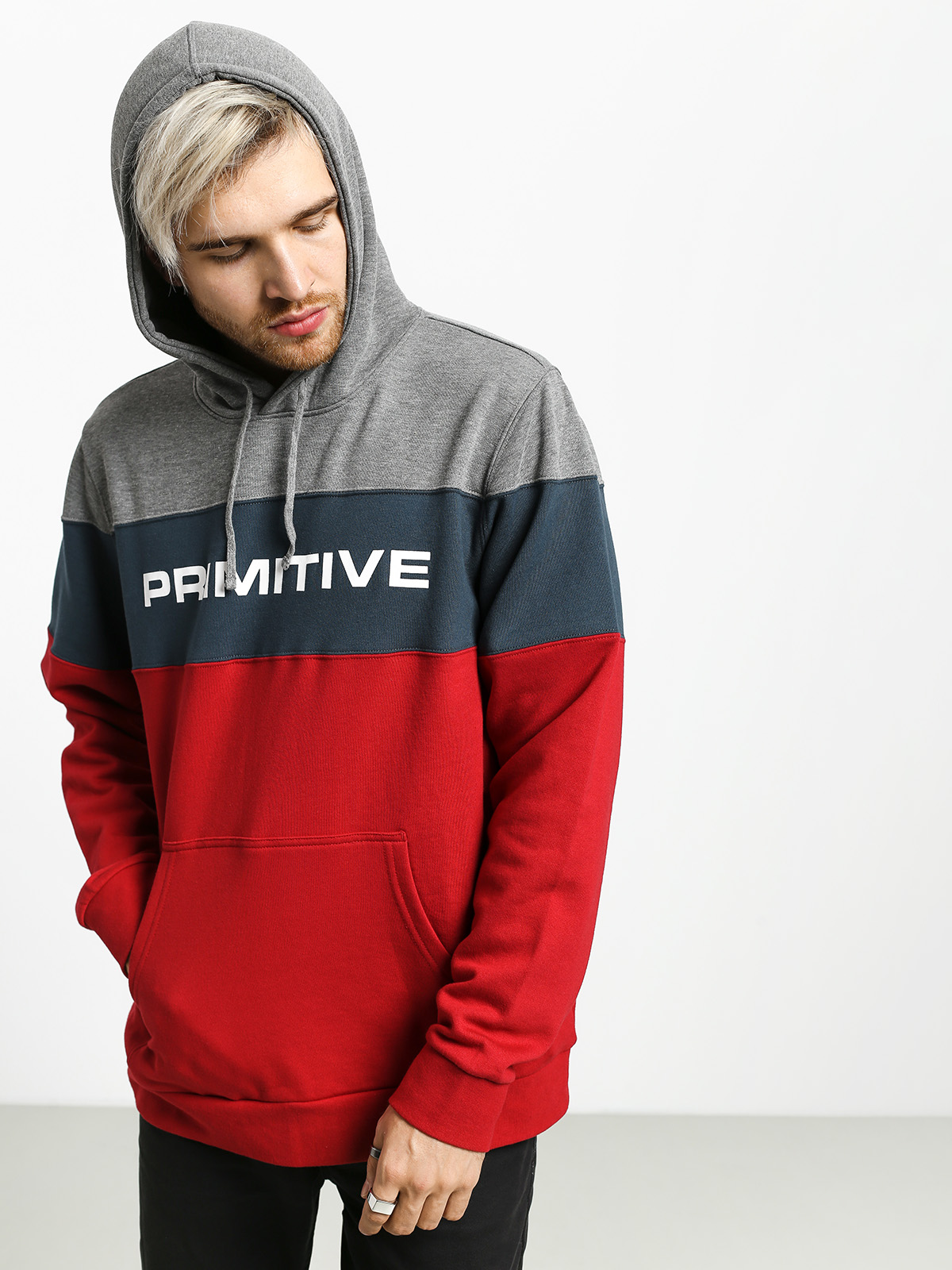 Bluza z kapturem Primitive Levels HD (athletic heather)