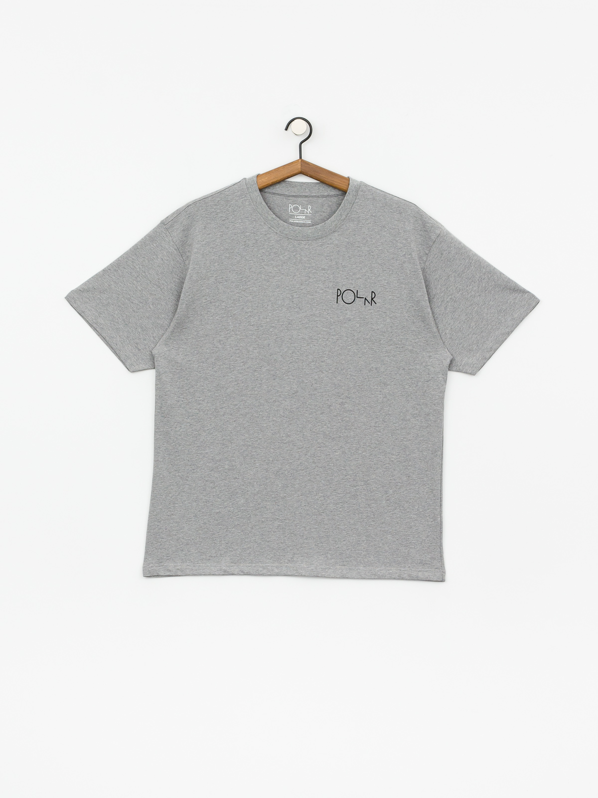 T-shirt Polar Skate Fill Logo (heather grey)