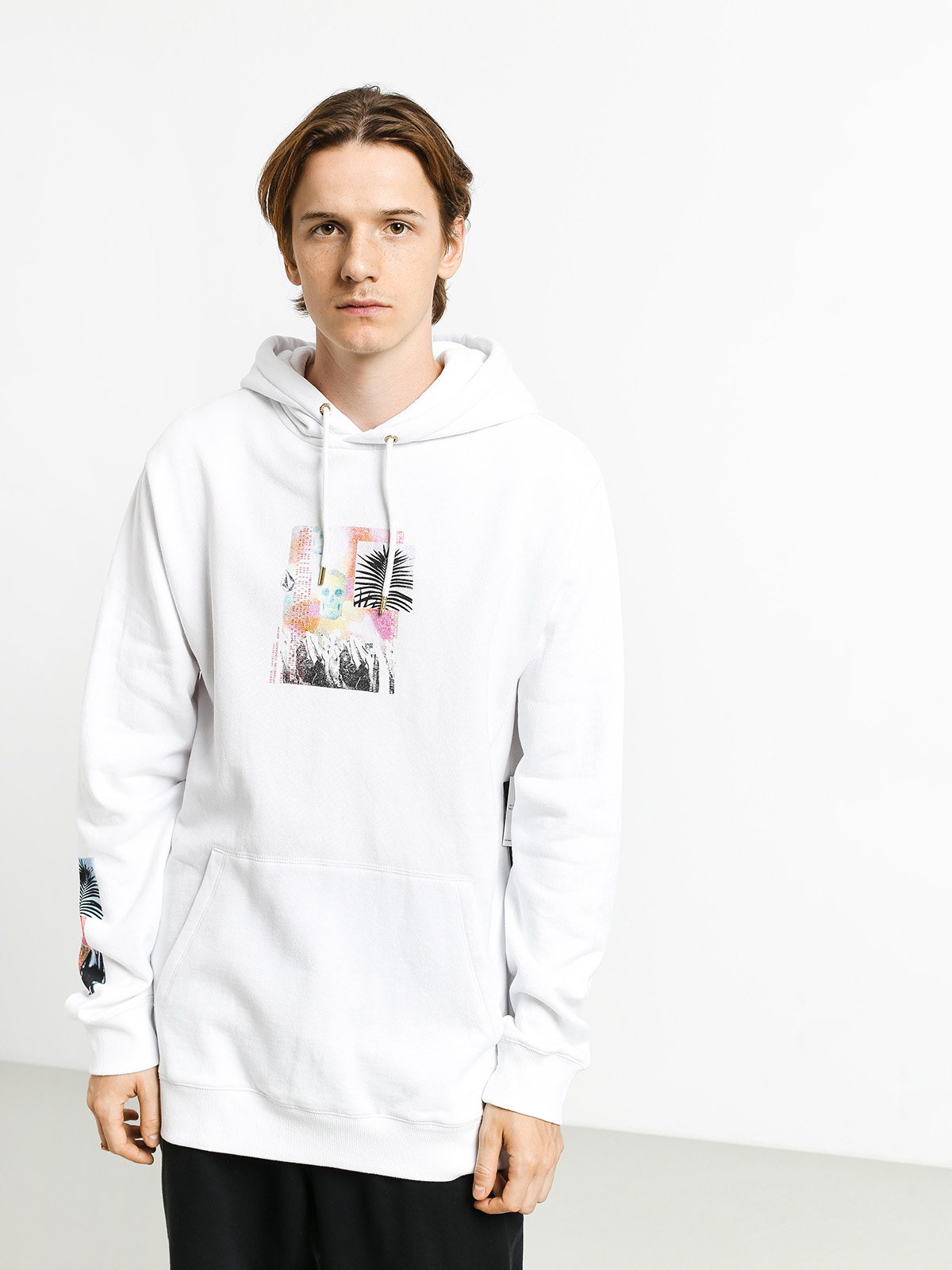 Bluza z kapturem Volcom Reload HD (white)