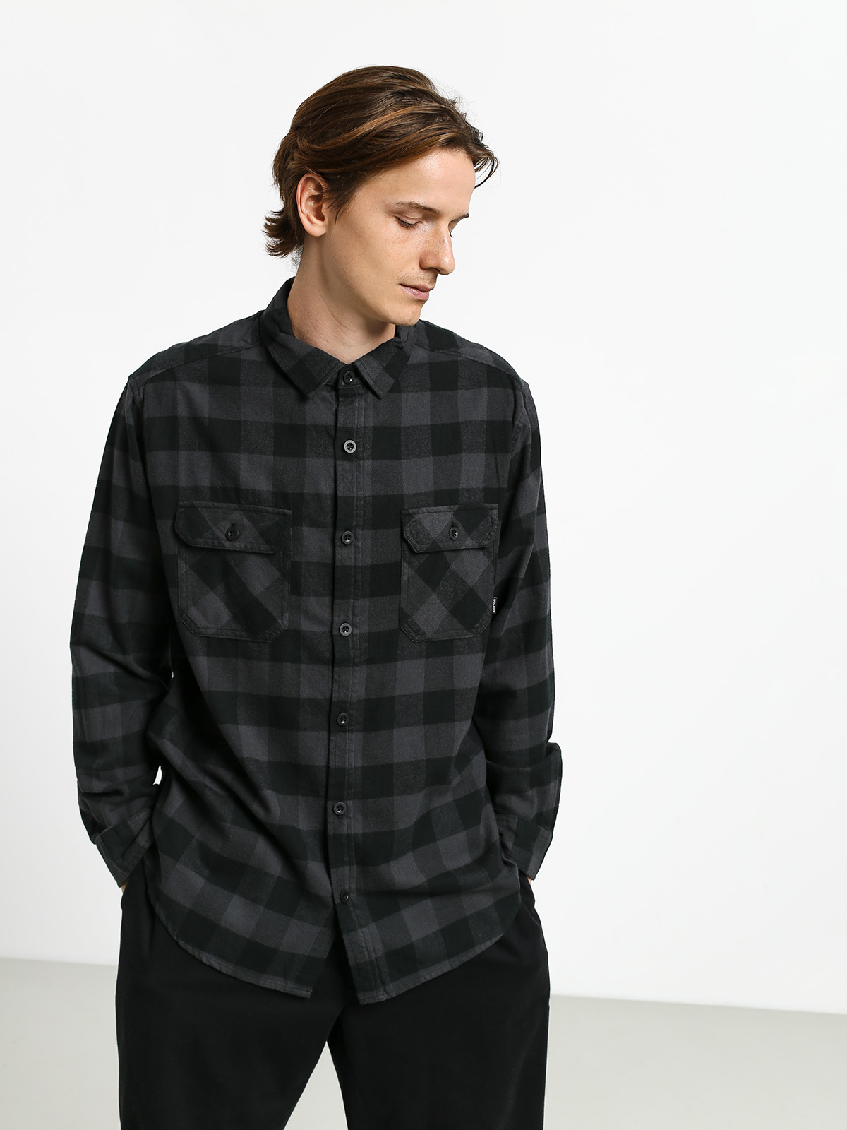 Koszula Burton Brighton Flnl (true black htr buff)