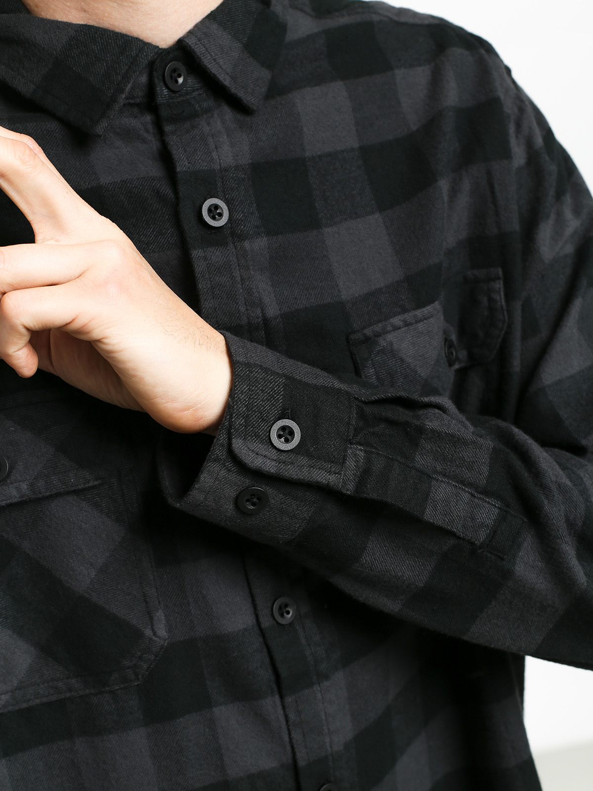 Koszula Burton Brighton Flnl (true black htr buff)