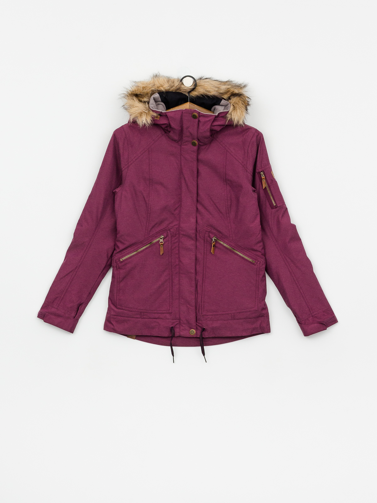 Damska Kurtka snowboardowa Roxy Meade (grape wine)