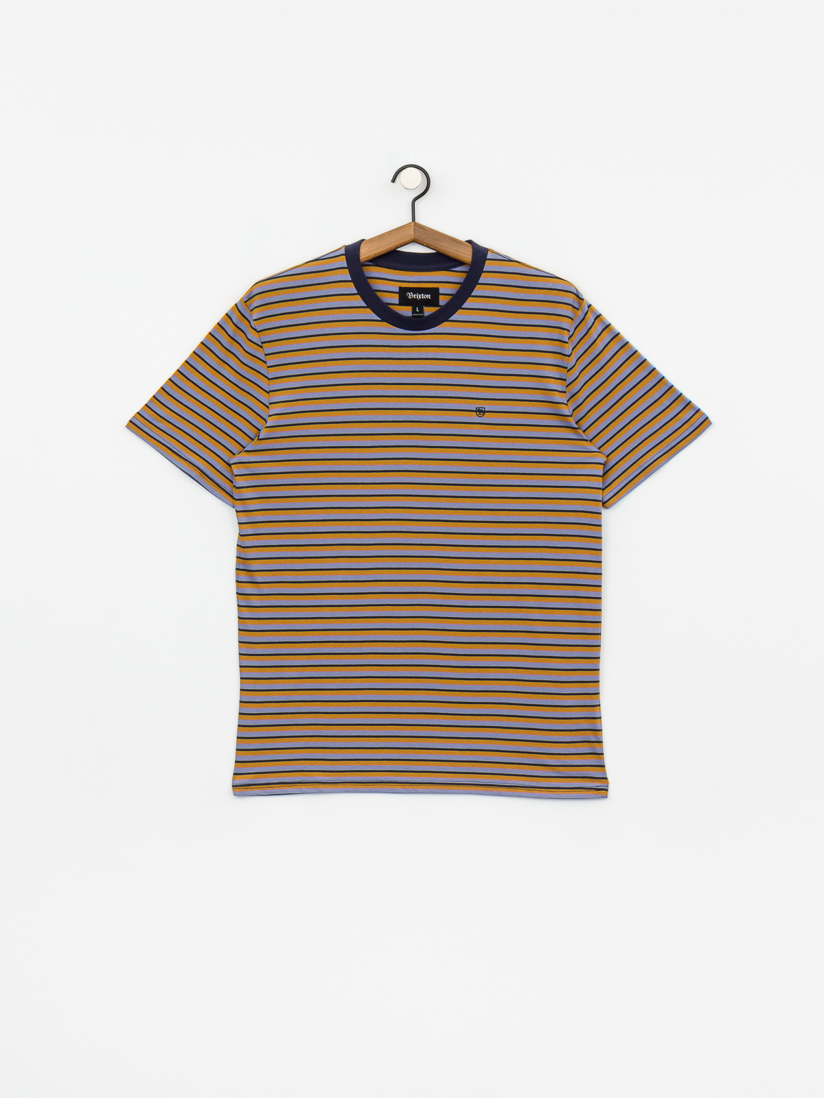 T-shirt Brixton Hilt Mini Stripe (twilight blue/washed navy)