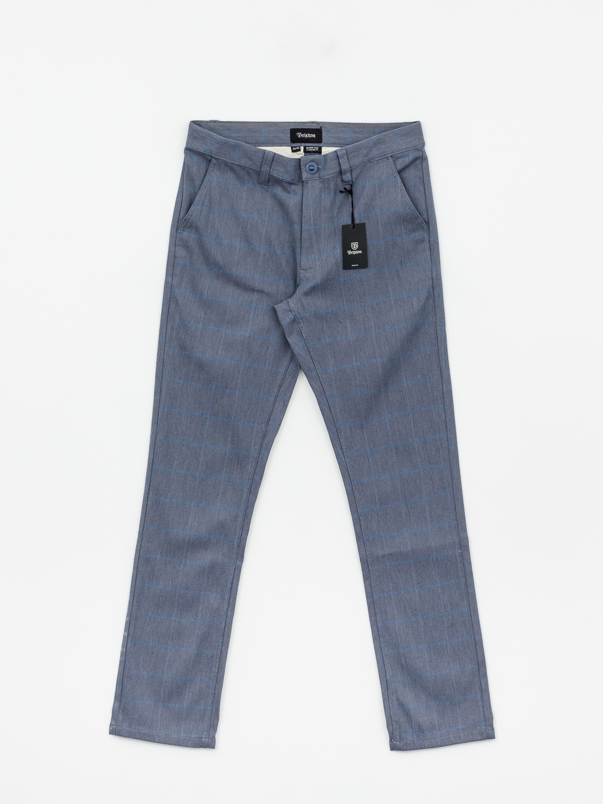 Spodnie Brixton Reserve Chino Ltd (light blue plaid)