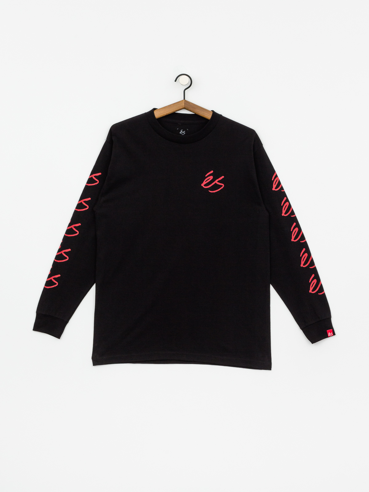 Longsleeve eS Script (black)