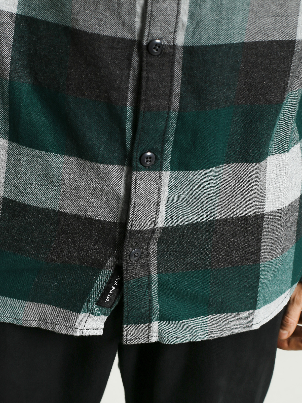 Koszula Vans Box Flannel (trekking green/grey heather)
