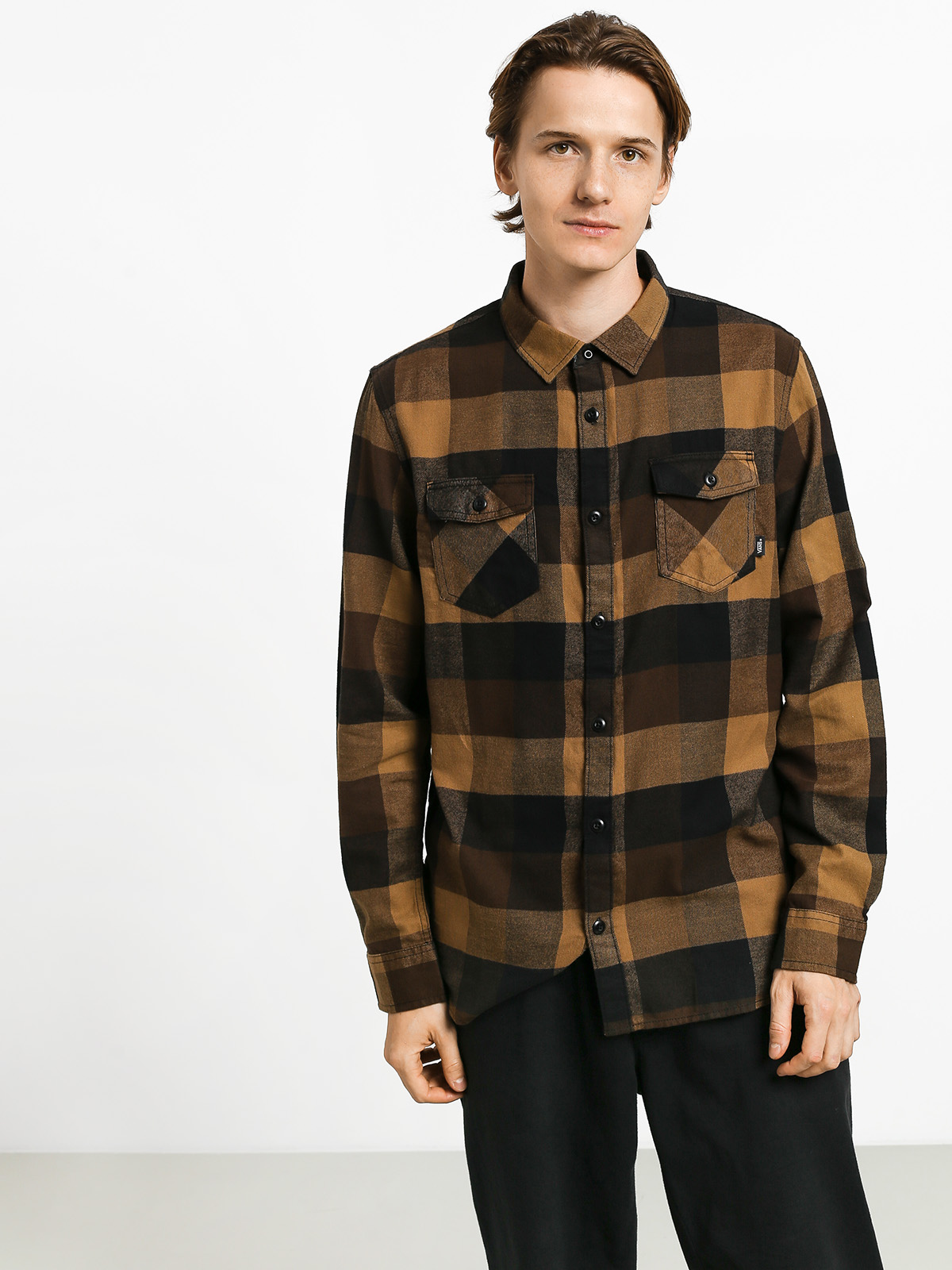 Koszula Vans Box Flannel (black/dirt)