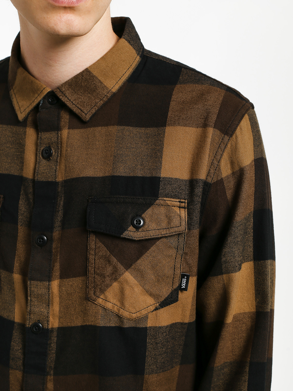 Koszula Vans Box Flannel (black/dirt)