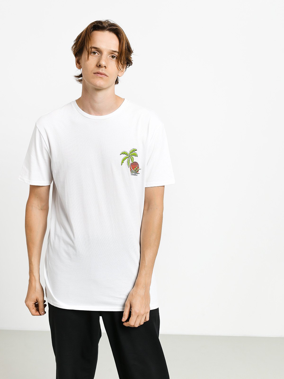 T-shirt Quiksilver In The Jungle (white)