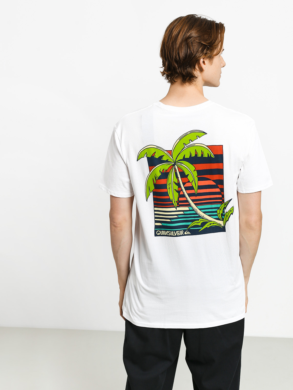 T-shirt Quiksilver In The Jungle (white)