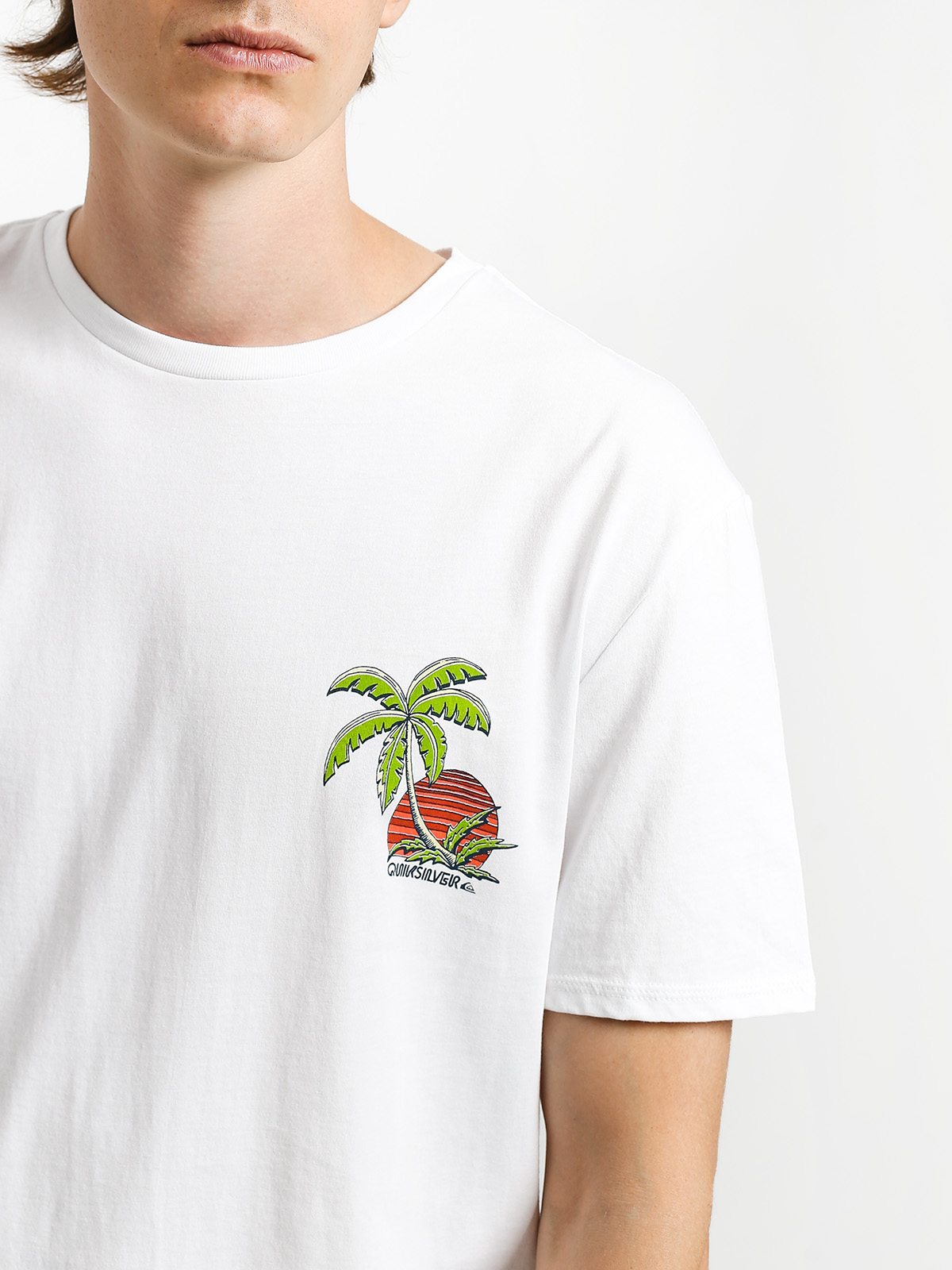 T-shirt Quiksilver In The Jungle (white)