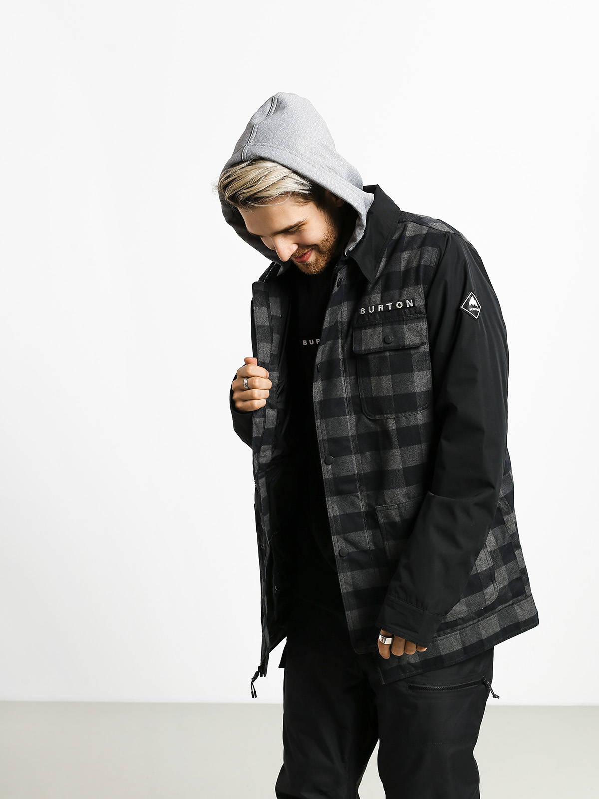 Męska Kurtka snowboardowa Burton Dunmore (true black htr buff)