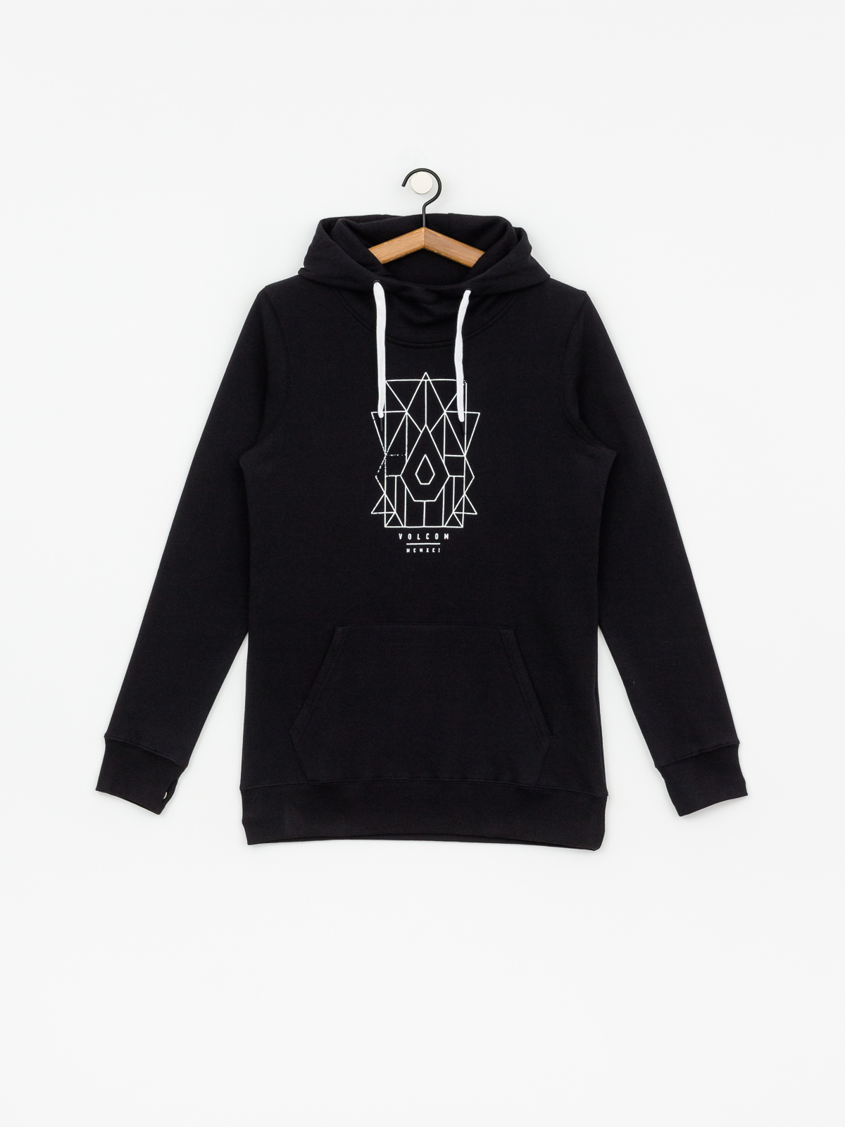 Damska Bluza z kapturem Volcom Costus HD (blk)