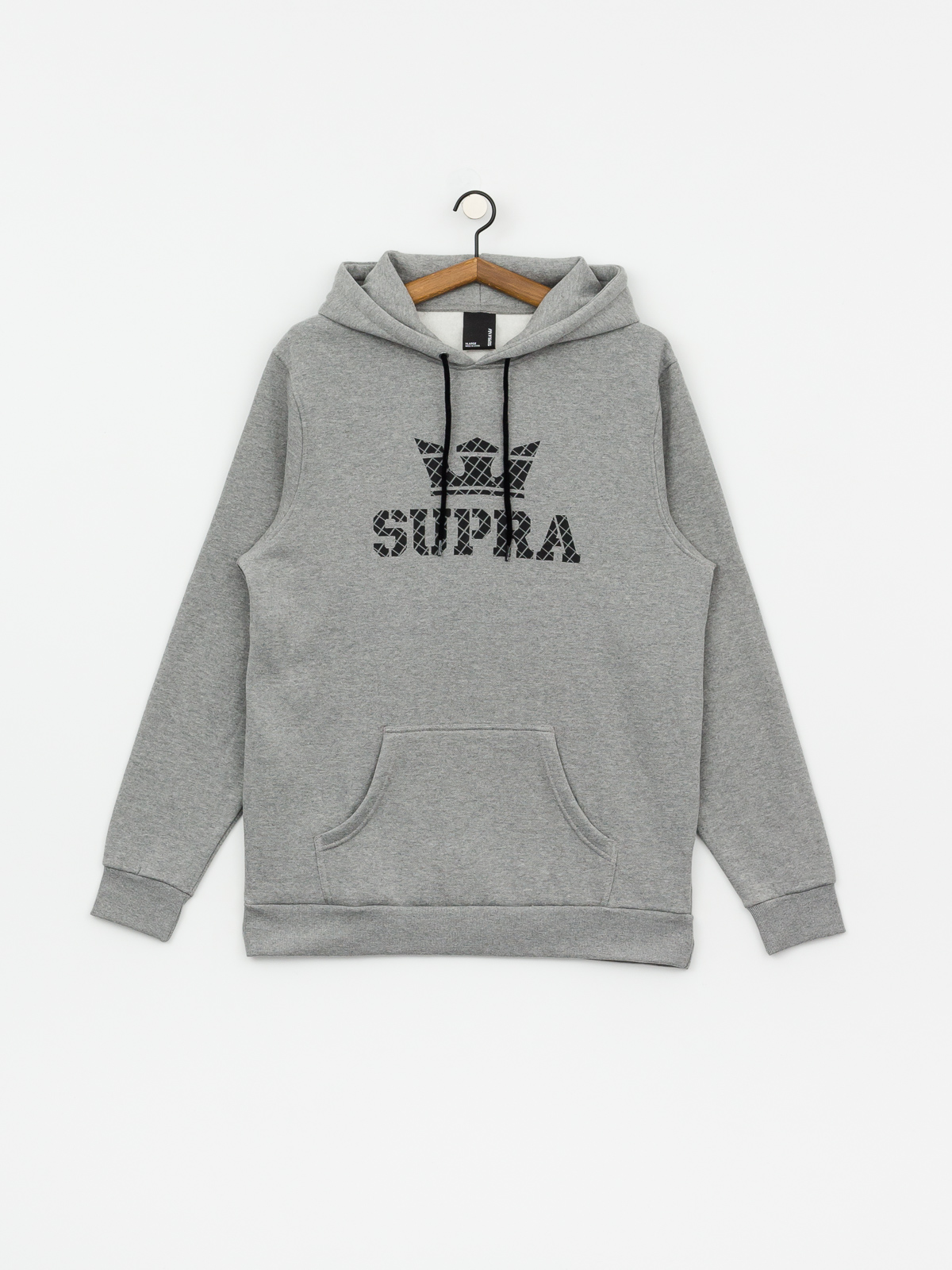 Bluza z kapturem Supra Above HD (heather grey/grid)