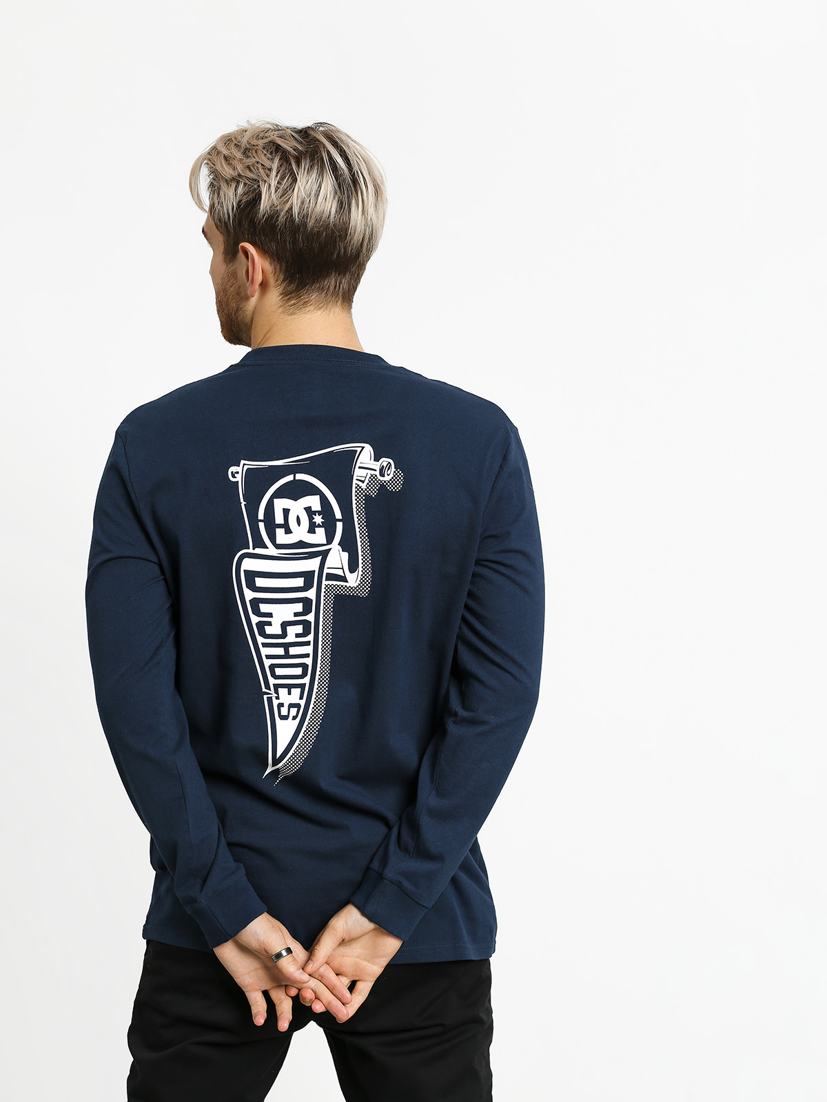 Longsleeve DC Dc Pennant (black iris)