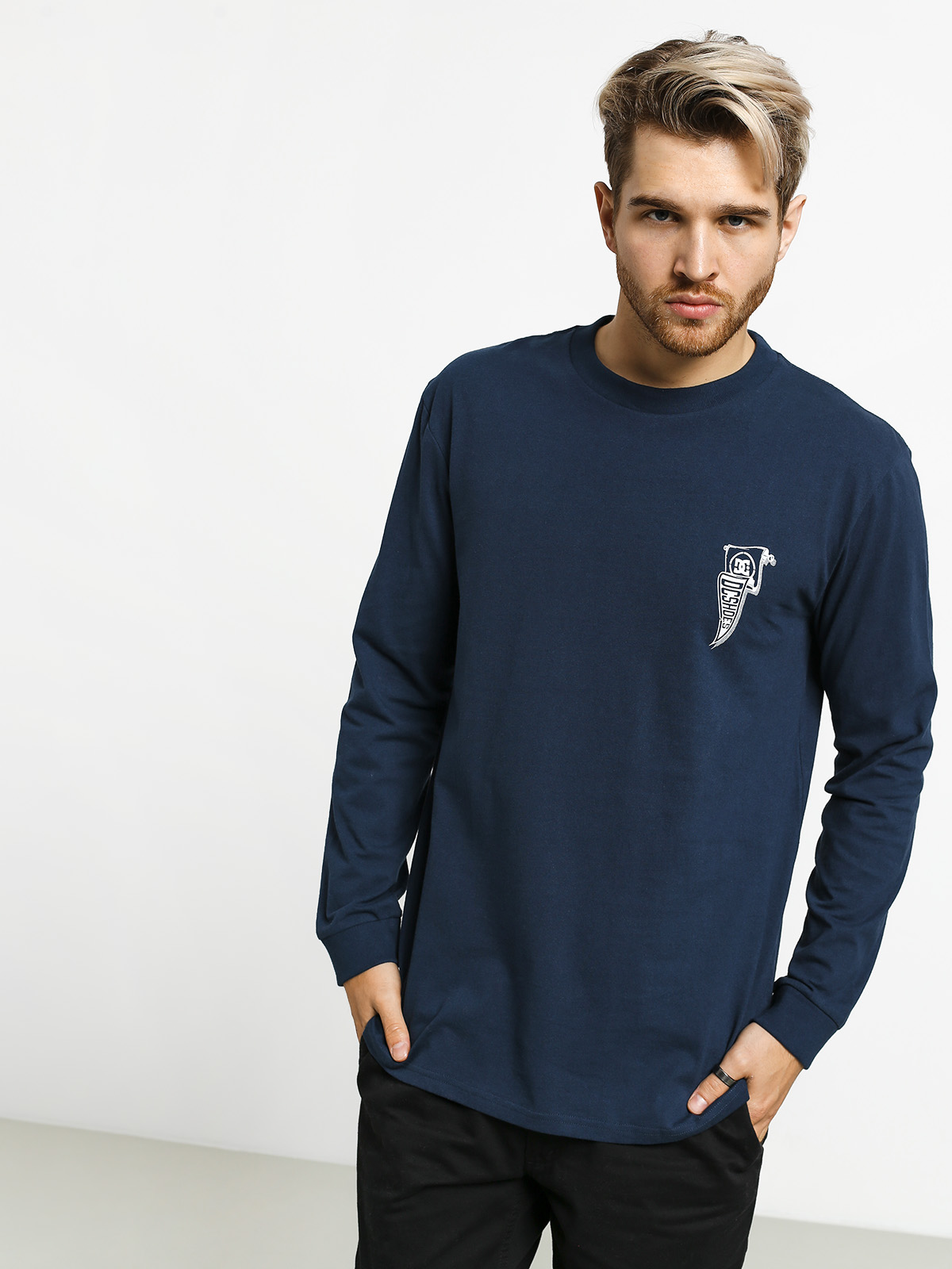 Longsleeve DC Dc Pennant (black iris)