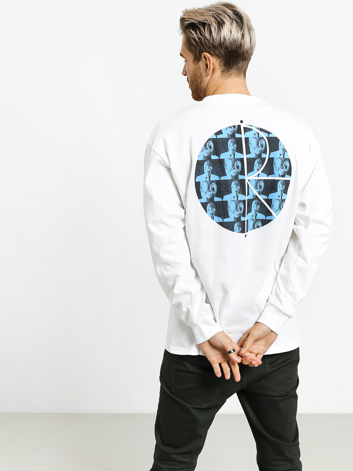 Longsleeve Polar Skate Klez Fill Logo (white)