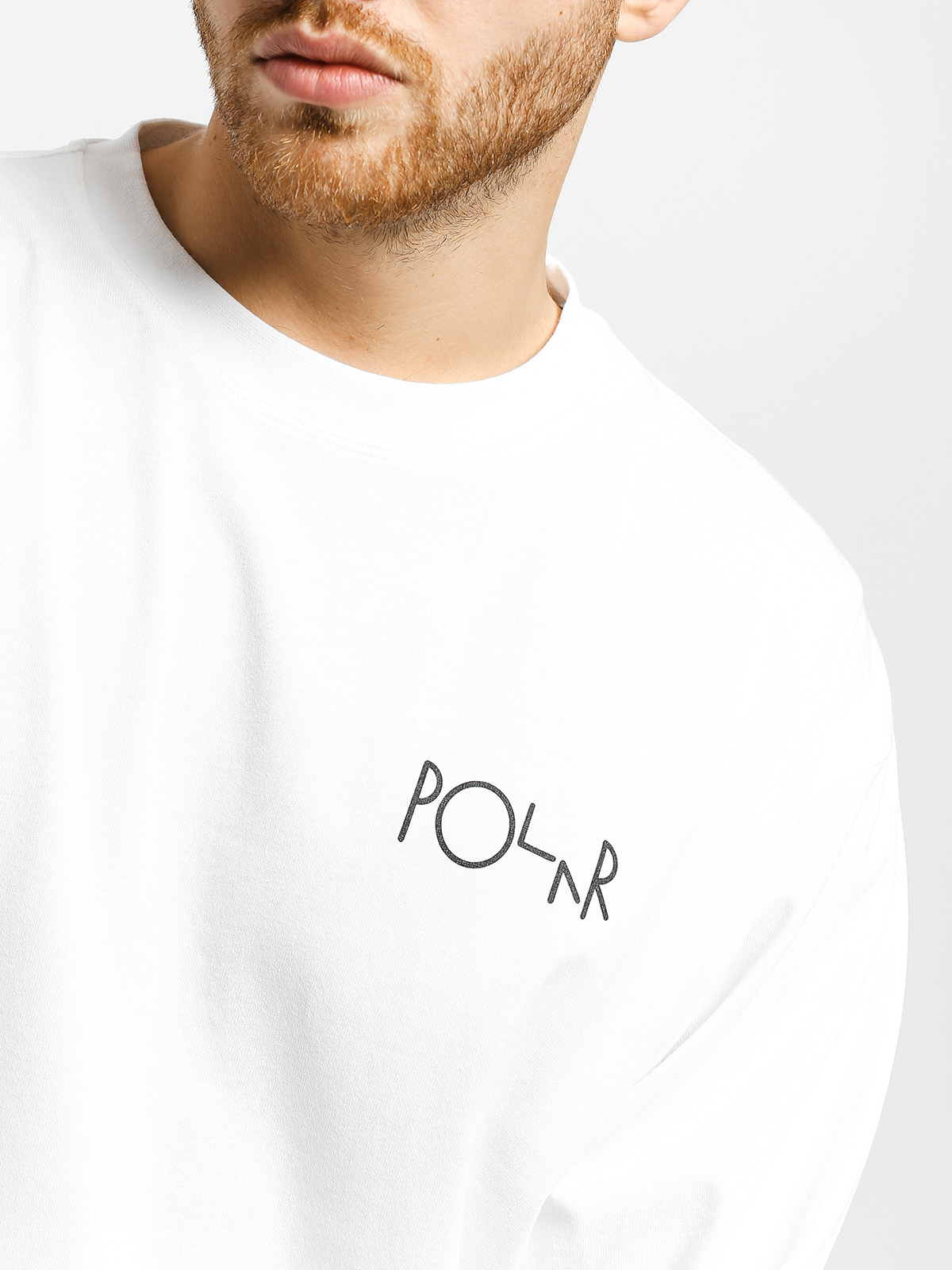 Longsleeve Polar Skate Klez Fill Logo (white)