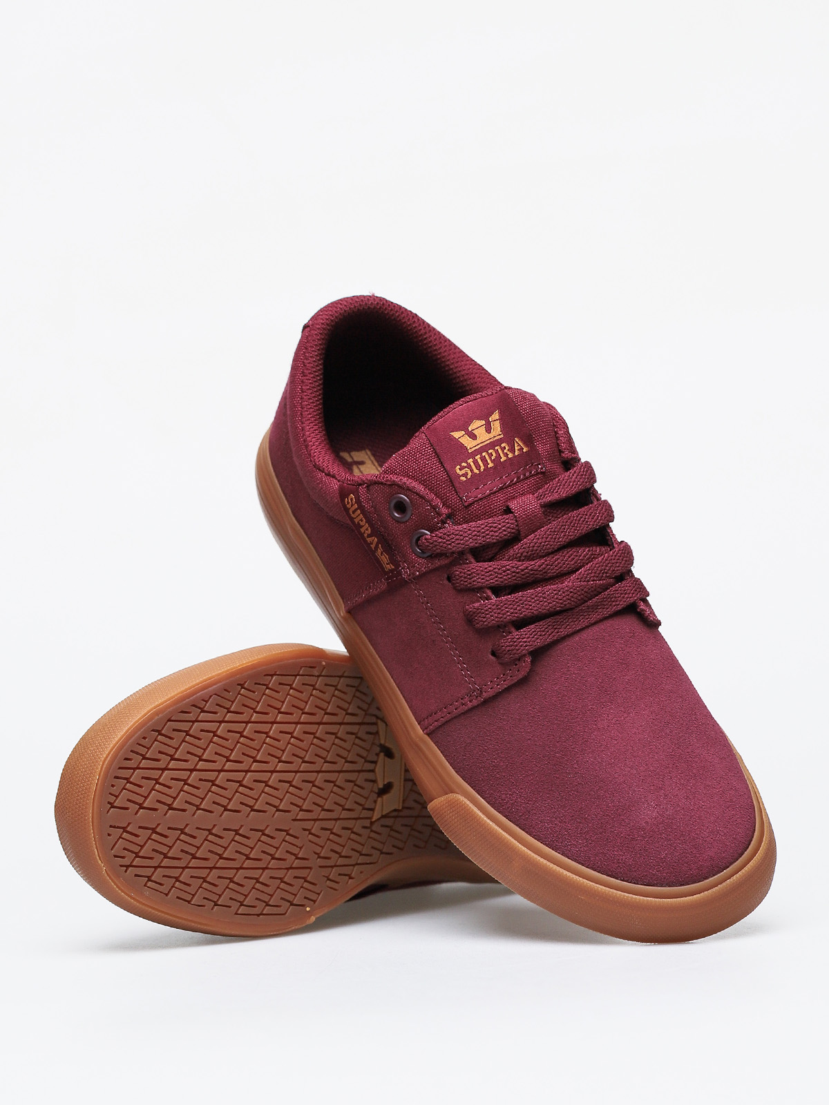 Buty Supra Stacks Vulc II (wine/tan lt gum)