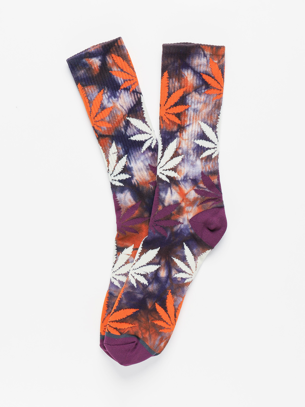 Skarpetki HUF Tie Dye Plantlife (rust)