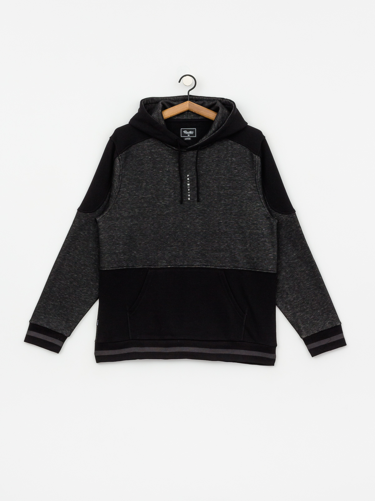 Bluza z kapturem Primitive Moods Contour HD (black wash)