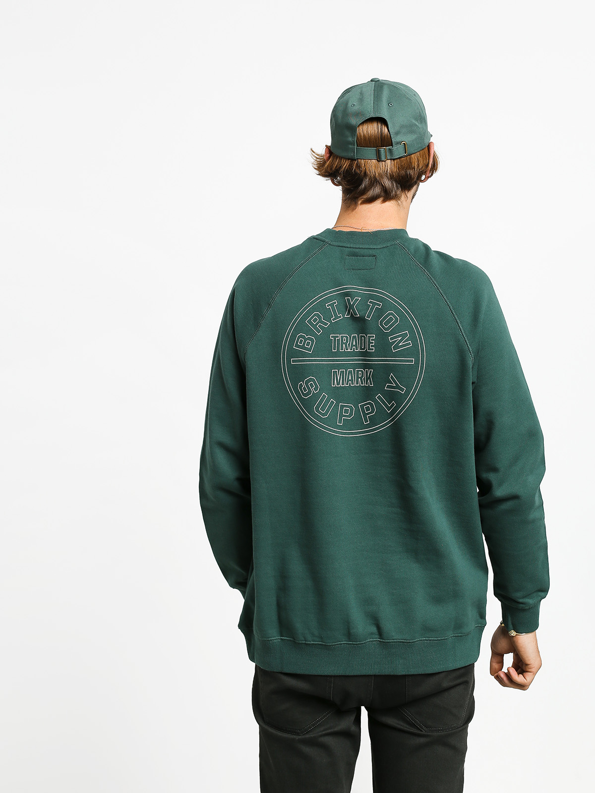 Bluza Brixton Oath Crew (emerald)