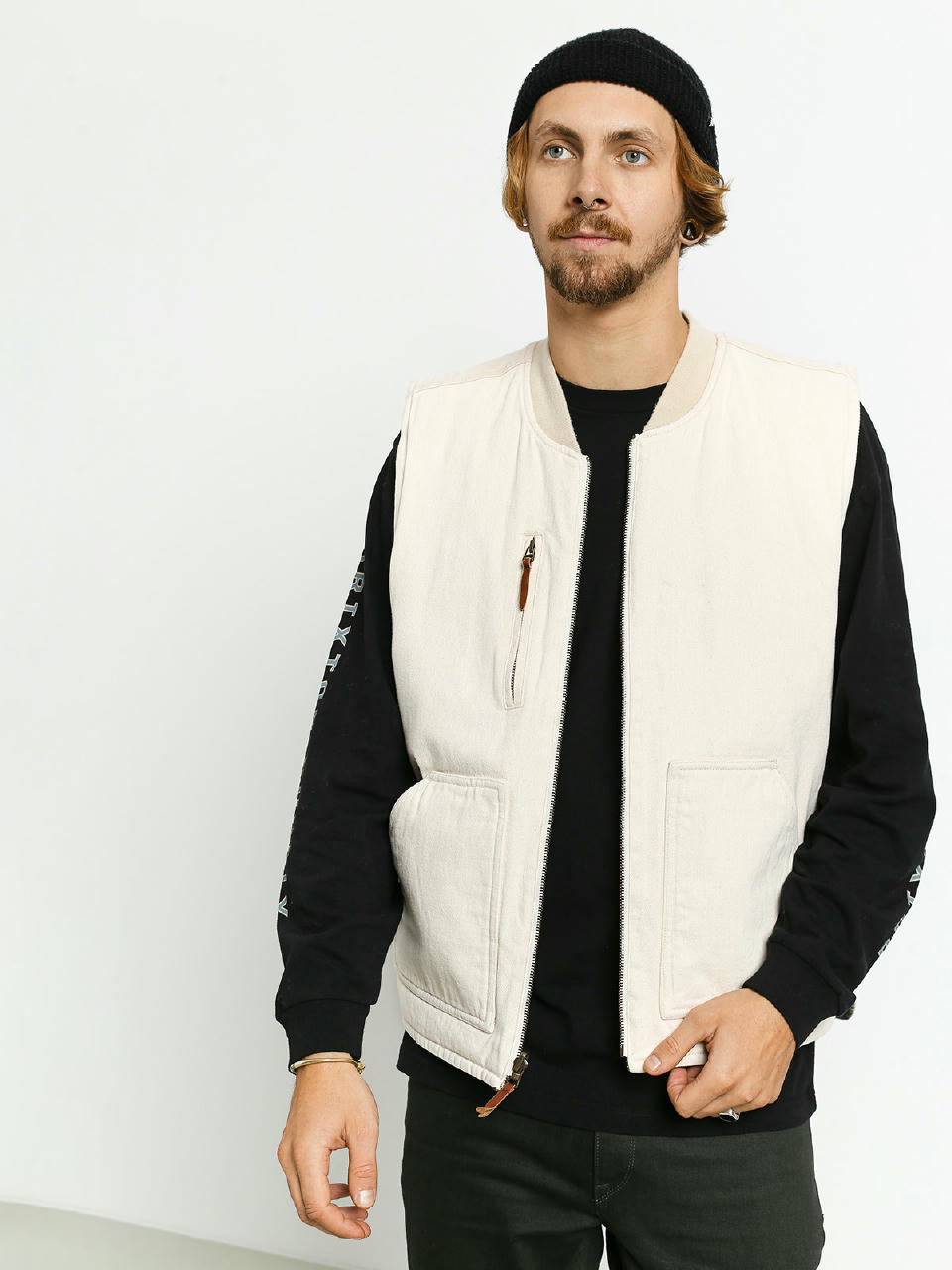 Kamizelka Brixton Abraham Rev Vest (vanilla)