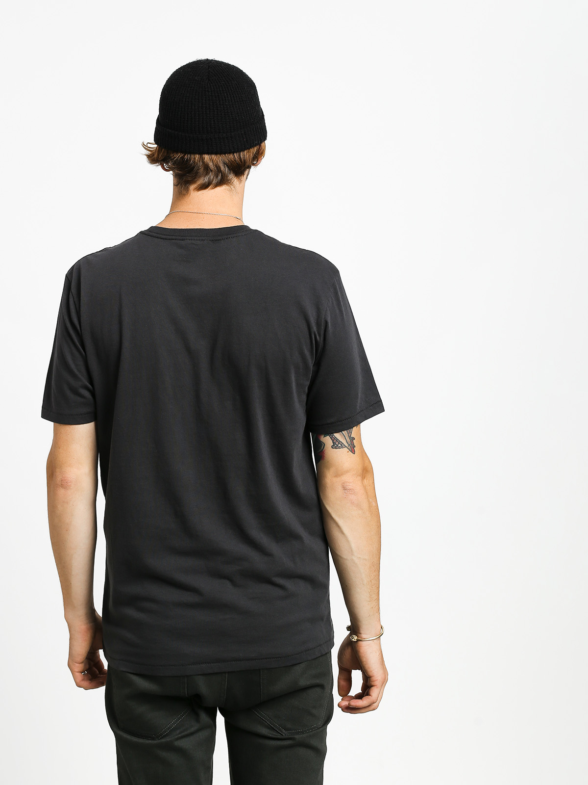 T-shirt Brixton Dory Prt (washed black)