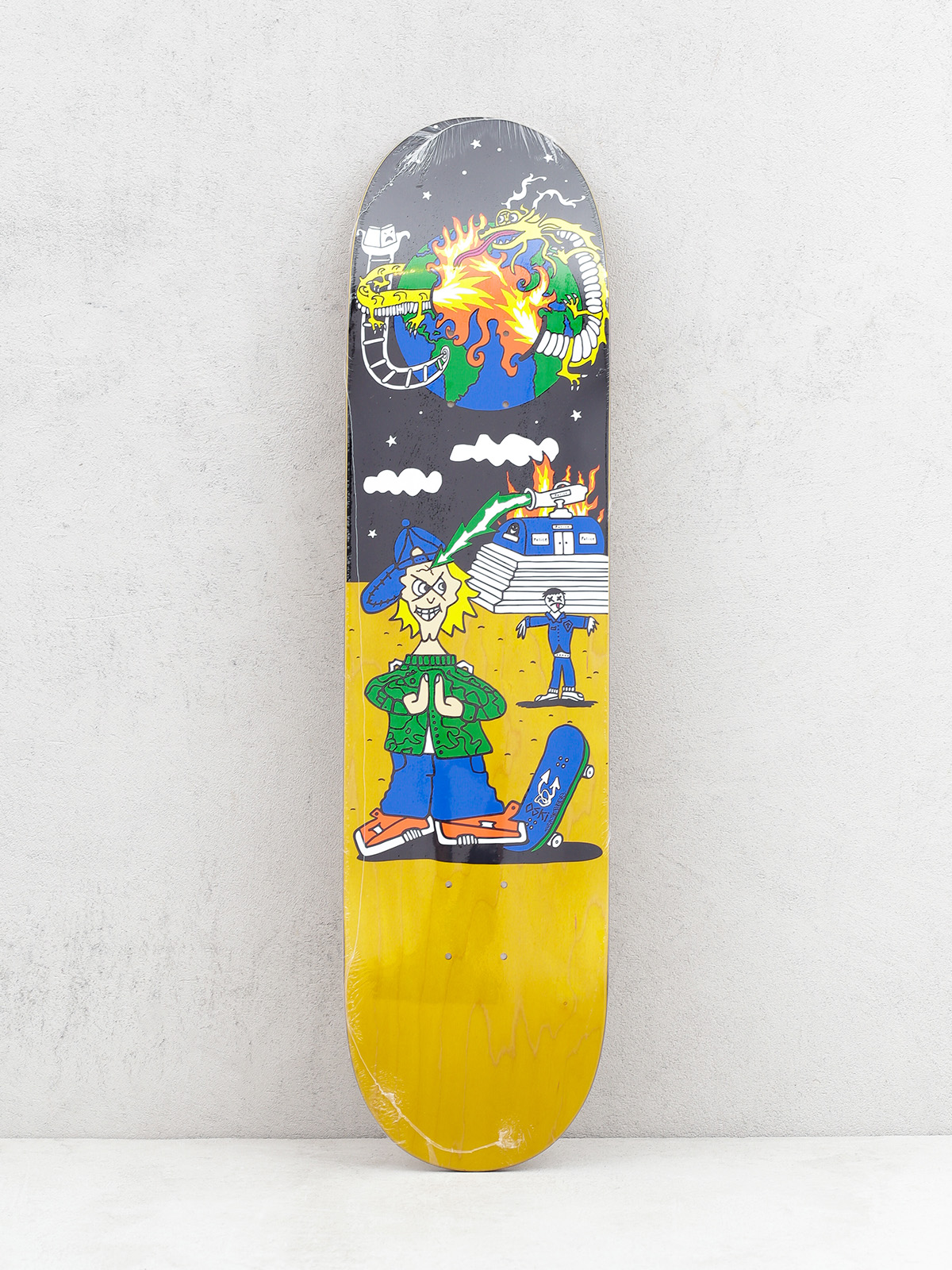 Deck Polar Skate Rozenberg Police Station (yellow/multi)
