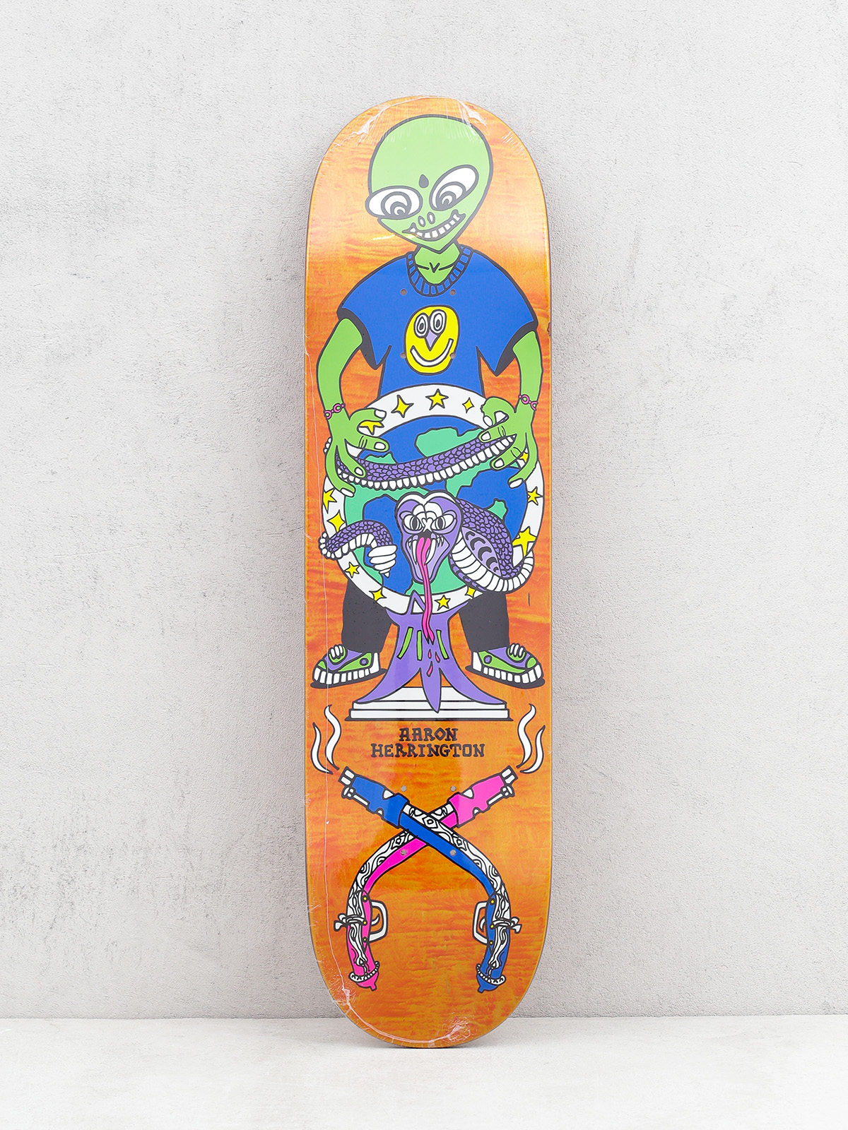Deck Polar Skate Herrington Global Affairs (orange)