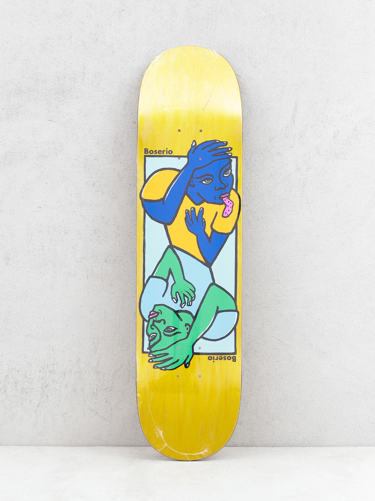 Deck Polar Skate Boserio Double Head (yellow)