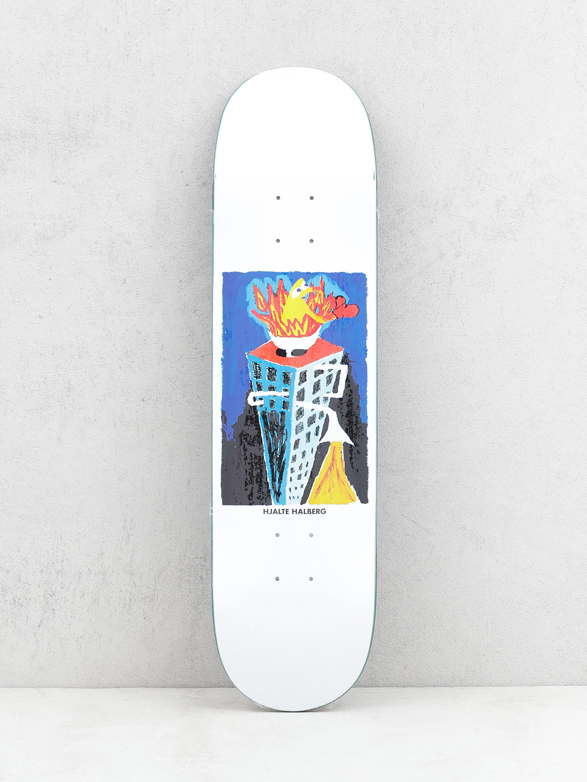 Deck Polar Skate Halberg Burning Zinc (white)