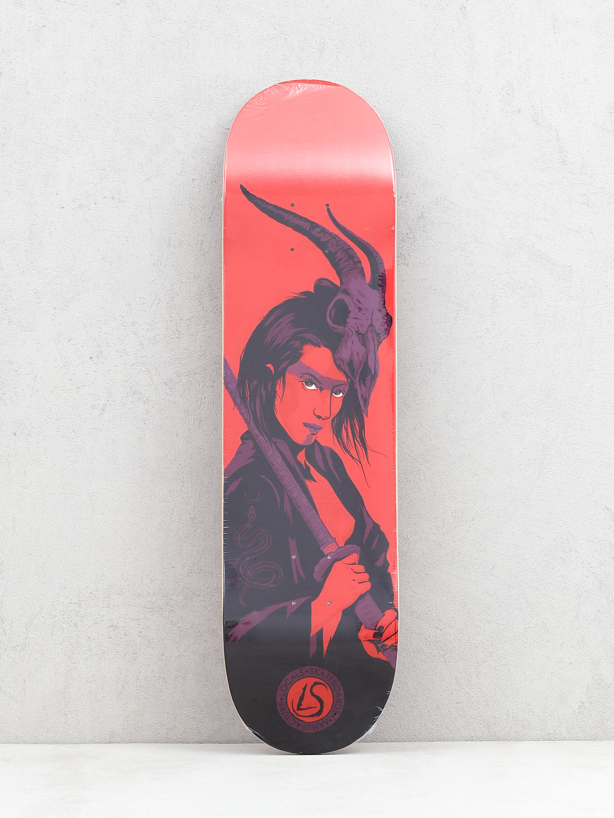 Deck Locals Skateboards Samurai Af (red)