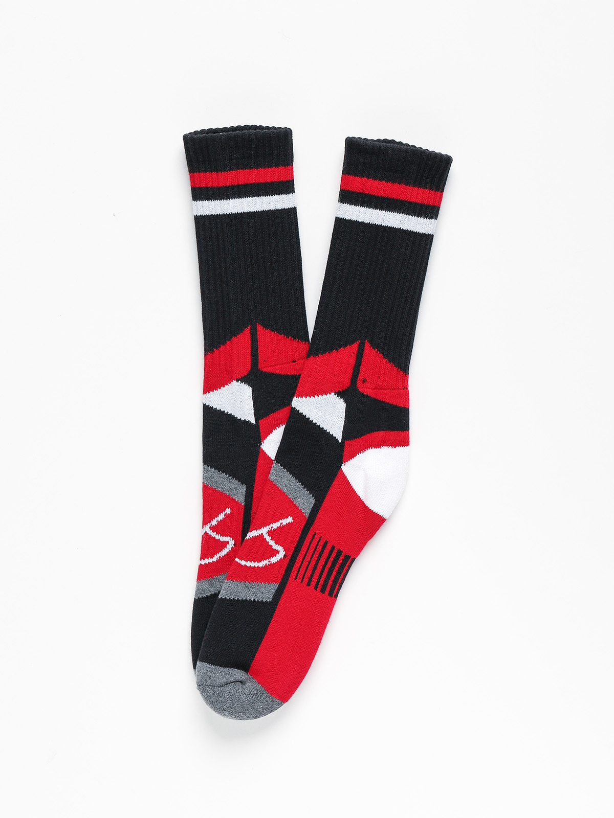 Skarpetki eS Es Asi Tech (black/red)