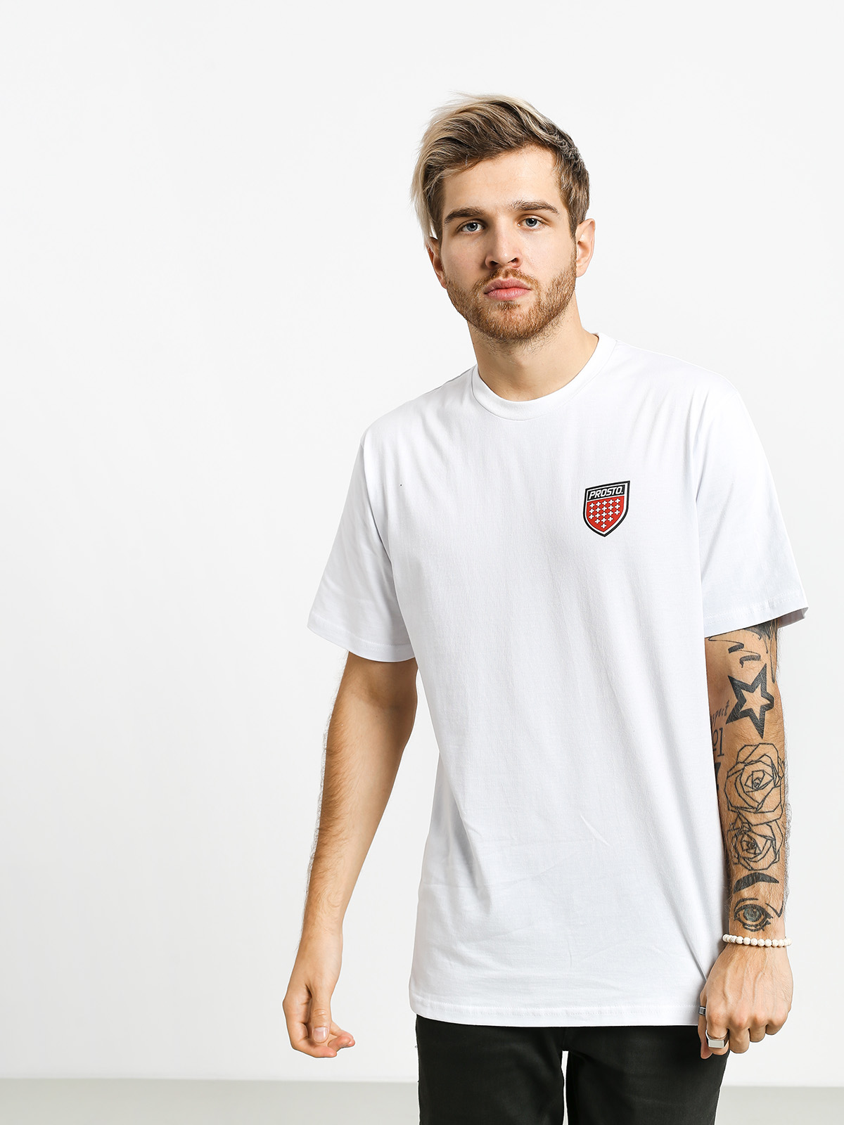 T-shirt Prosto Lilshield (white)