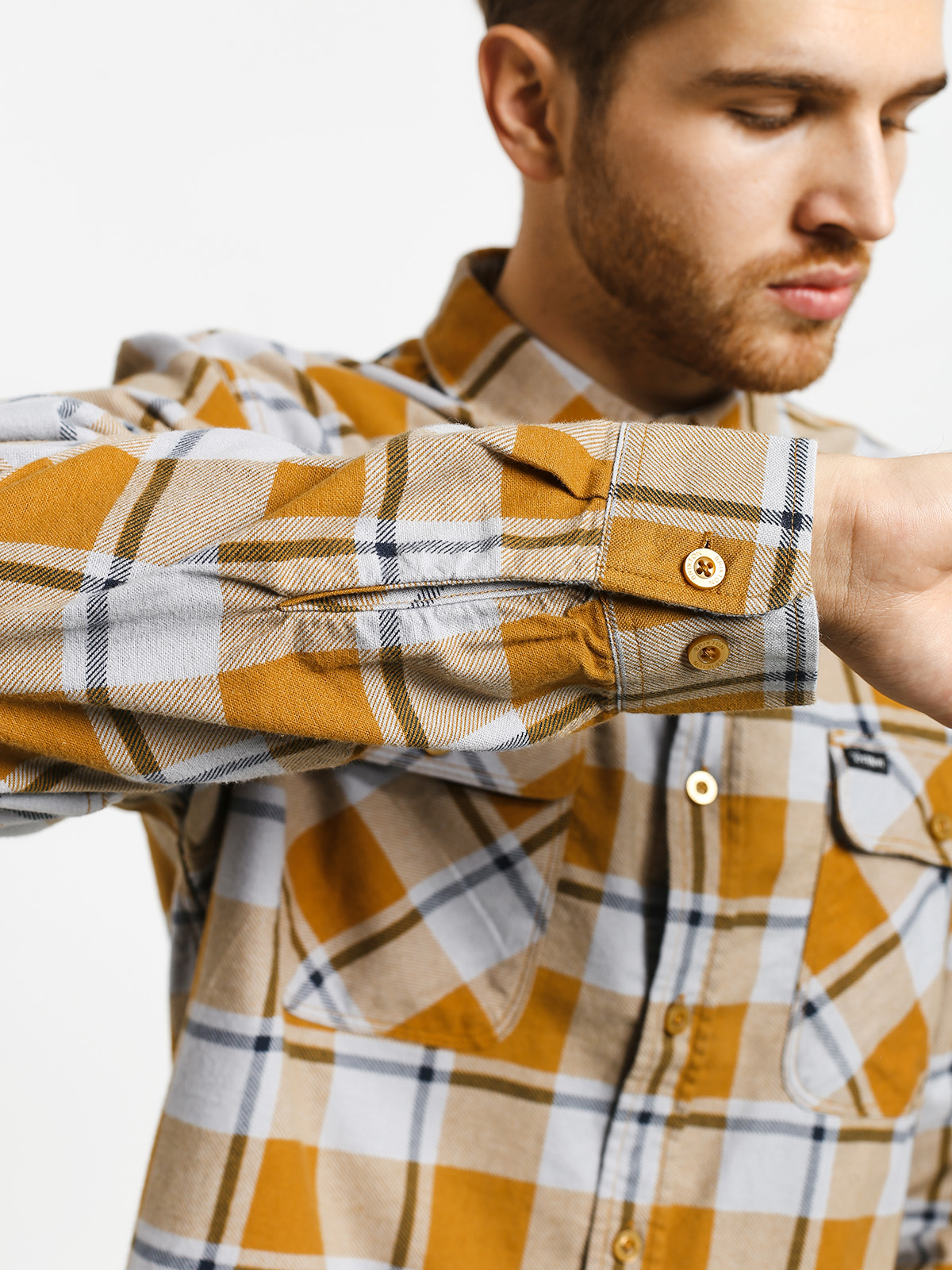 Koszula Brixton Bowery Lw Flannel Ls (aluminum/maize)