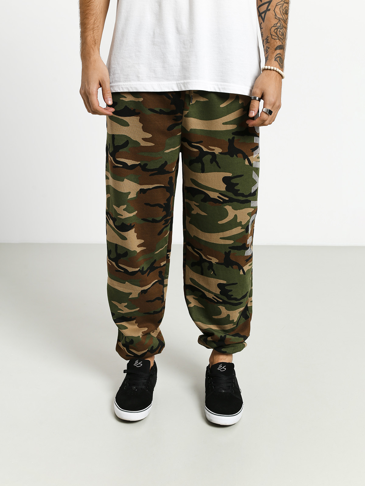 Spodnie Brixton Tread (woodland camo)