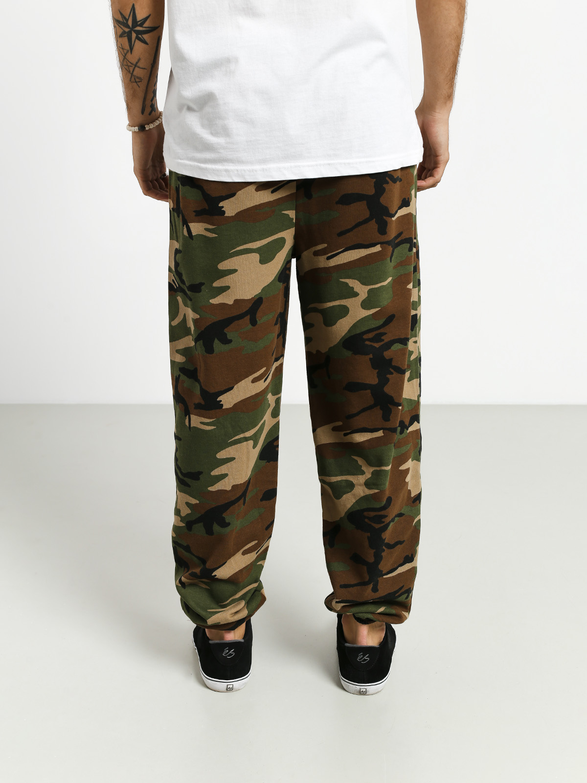 Spodnie Brixton Tread (woodland camo)