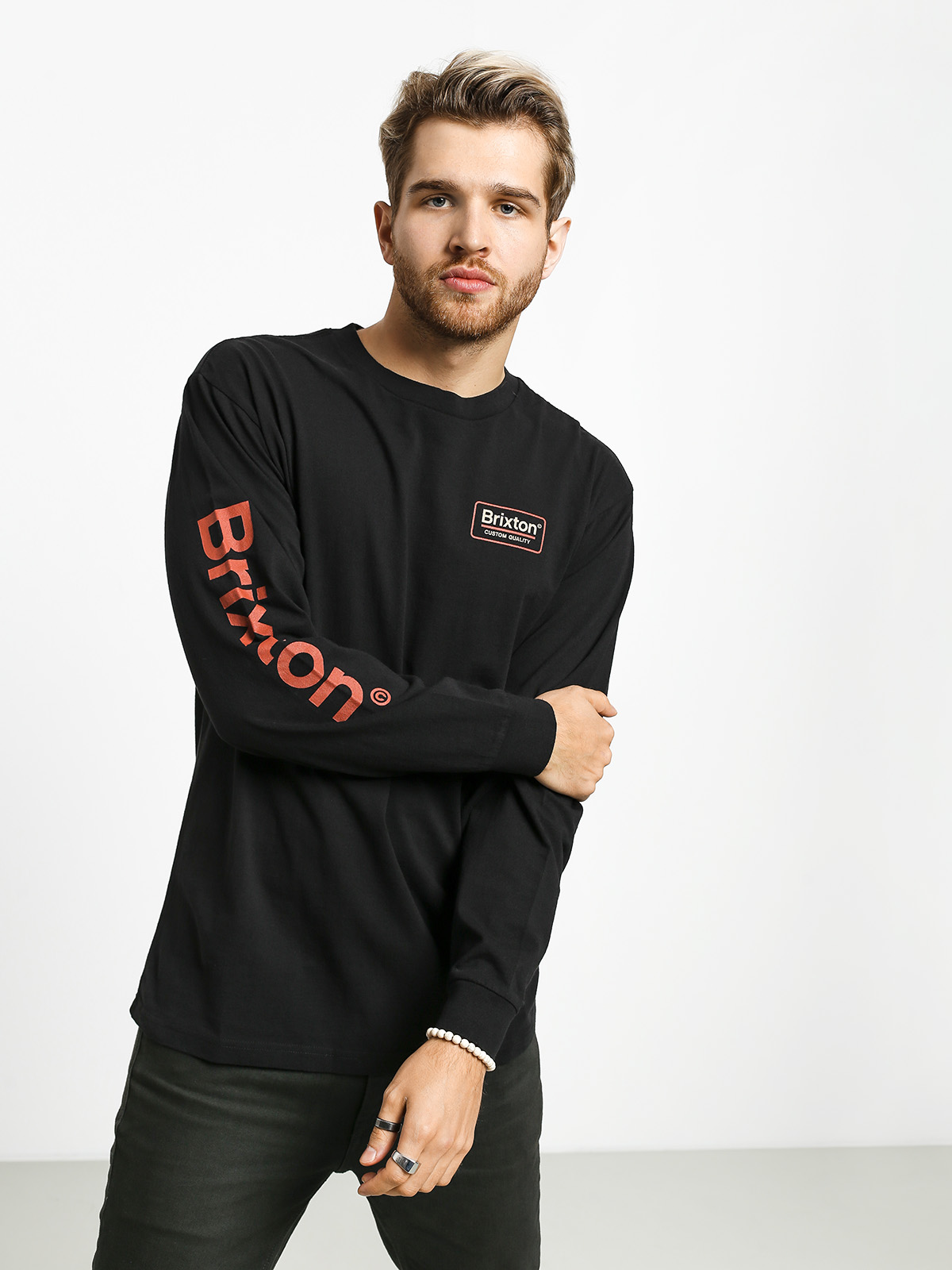 Longsleeve Brixton Palmer II Stt (black)