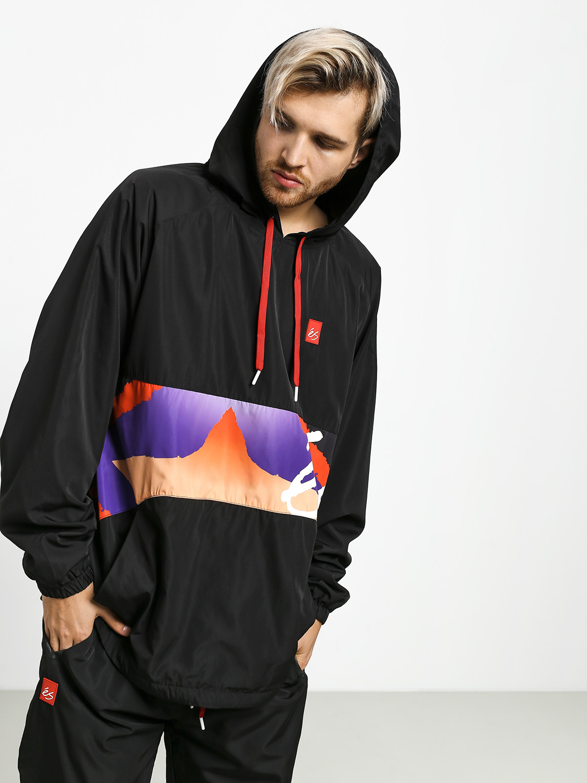 Kurtka Es Esden Anorak (black/print)