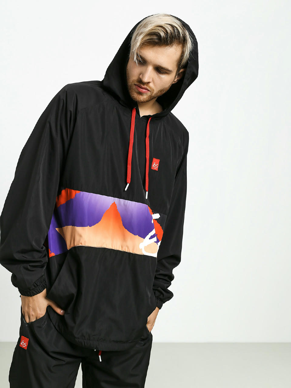 Kurtka eS Esden Anorak (black/print)