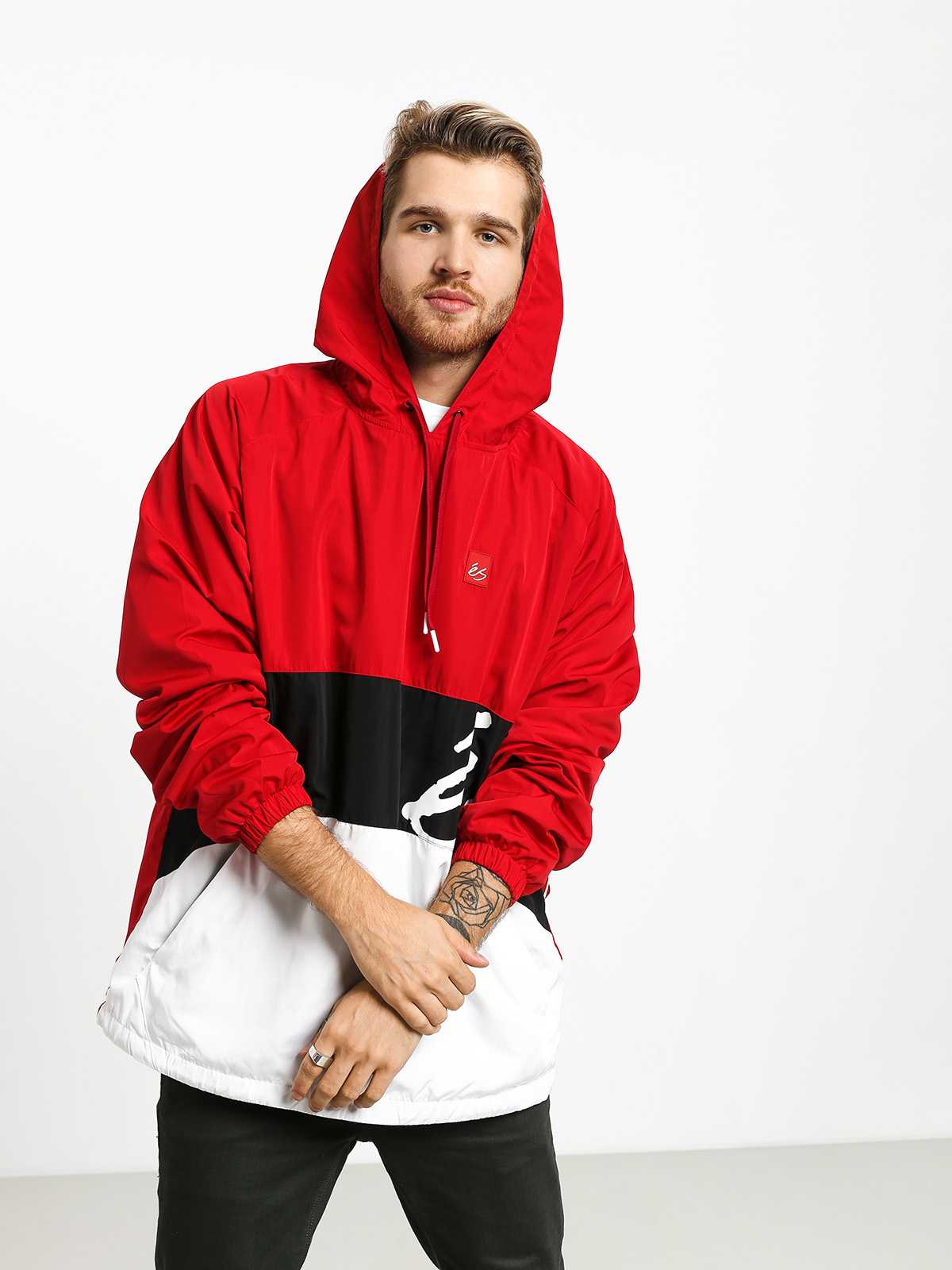 Kurtka eS Esden Anorak (red/white)