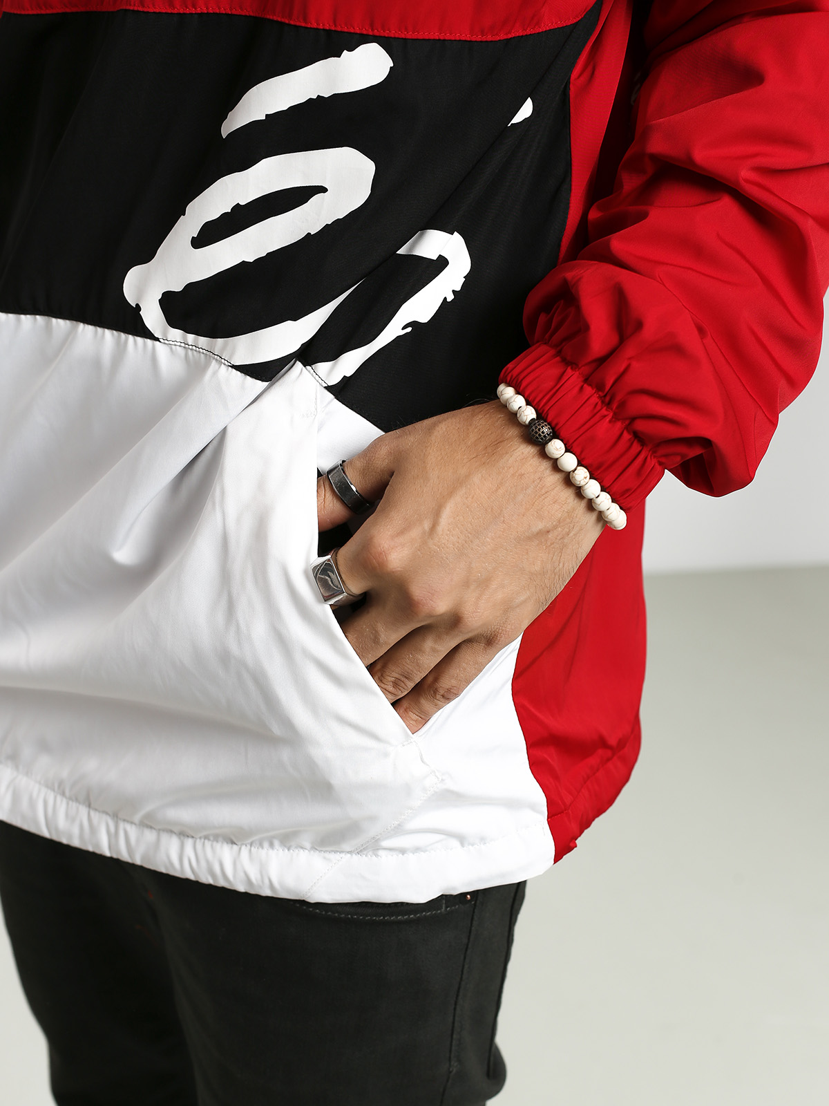 Kurtka eS Esden Anorak (red/white)